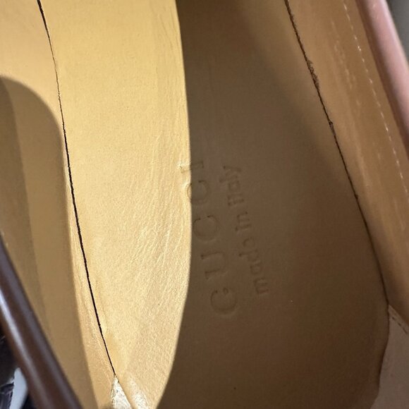 Gucci 738470 Mens Brown Leather Millennial Ribot GG Loafers 13 UK 13.5 US $850 - Picture 12 of 12